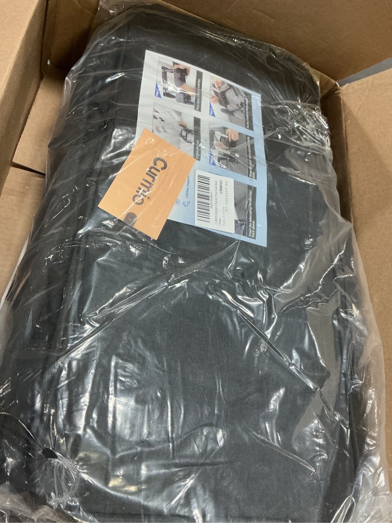 Condition photo showing Good Condition for CURMIO Rolling PC Carrying Case, Double Layers Desktop Tower Travel Bag with Wheels for PC Chassis, Keyboard and Mouse, Black (Bag Only, Patented Design)