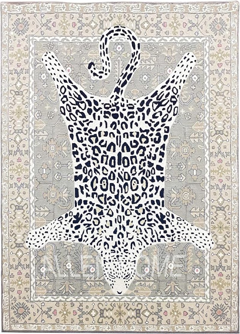 Traditional Wool Area Rugs by Allen Home - Durable - 100% Wool, Hand Tufted - Living Room, Dining Room, Bedroom, and Entryway Area Rugs - 8’ x 10’ - Octavia Natural