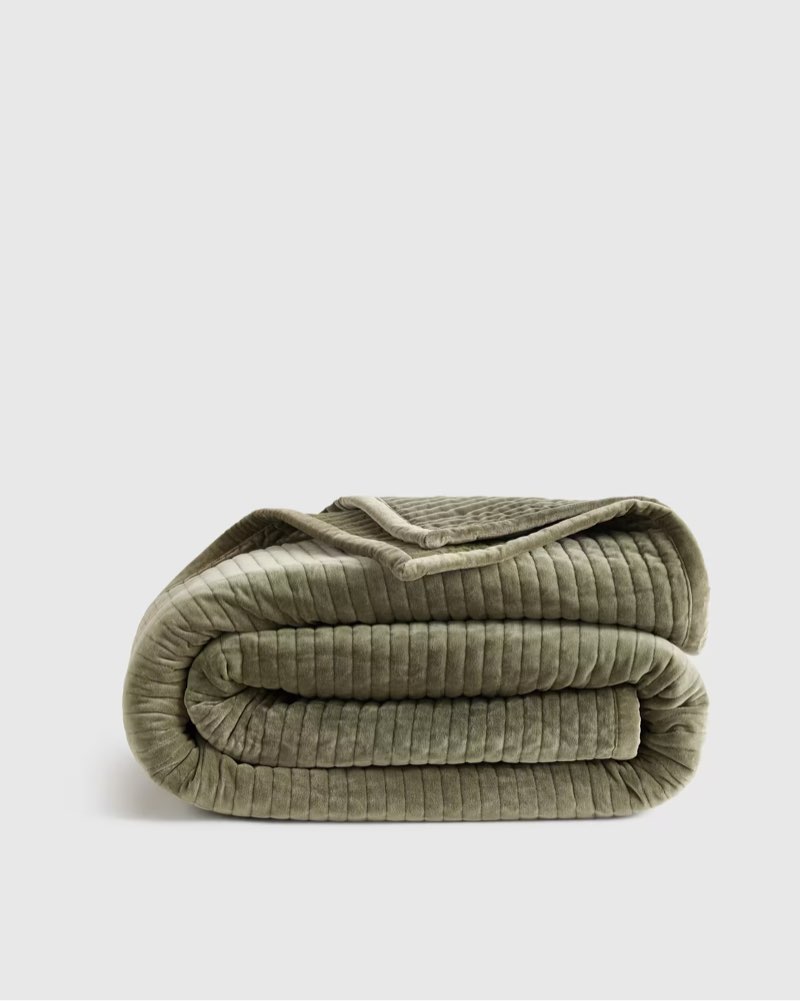 cotton velvet channel quilt (king/cal king)