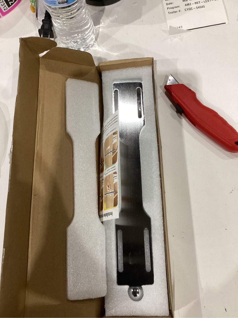 Condition photo showing As Is for FIRJOY 12" Valet Rod for Closet Pull Out (1 Pack, Chrome) 1 Pack Chrome