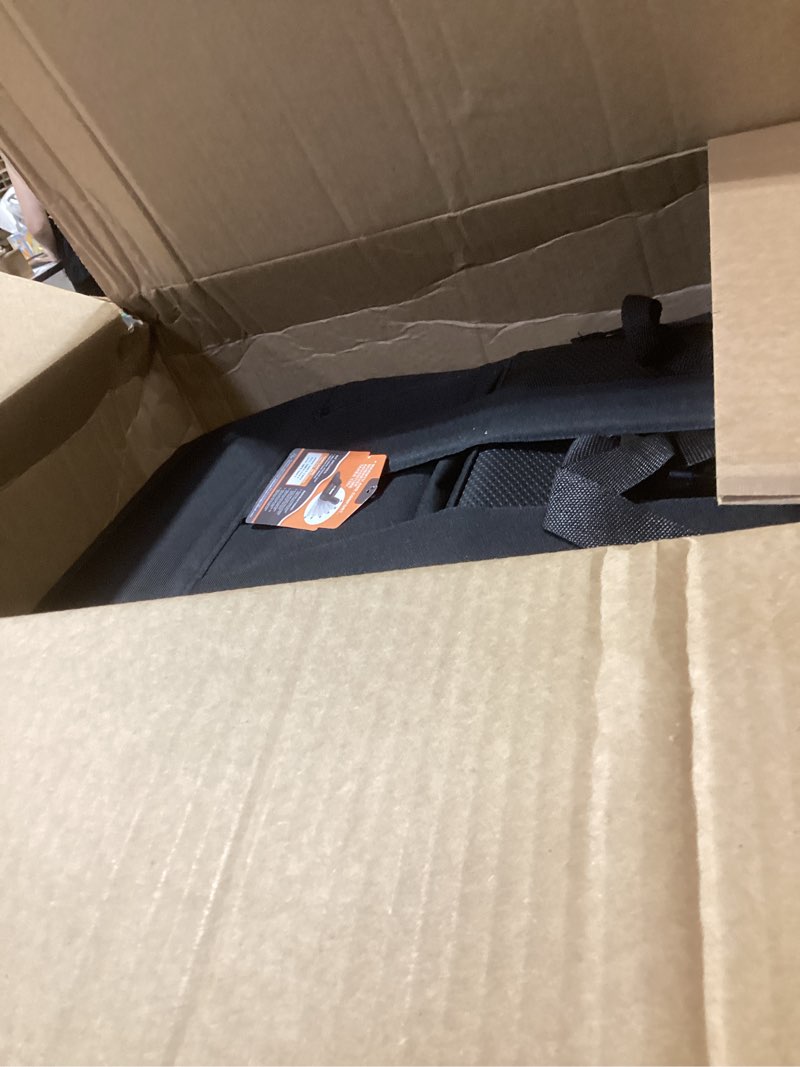 Condition photo showing Good Condition for hoperan 2pcs dual-sided heated stadium seats for bleachers with back support, 3 levels heating stadium seating for bleachers seat with backrest, 5 pockets portable stadium chair for outdoor black 23"