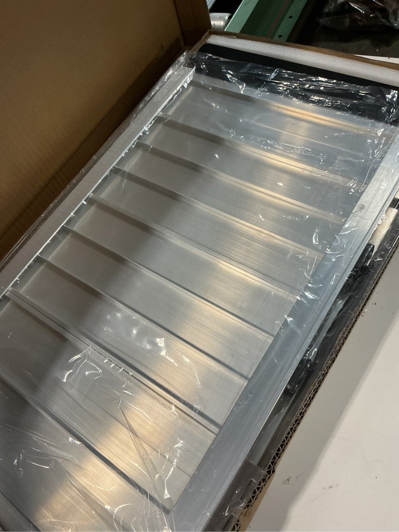 Condition photo showing Good Condition for fachnuo 2 feet portable wheelchair ramp, non-skid aluminum handicap ramps with handle, folding threshold wheel chair ramp for home steps, stairs, entry, threshold, doorways, scooter, 800lbs capacity aluminum 2ft(using height 2-6'')