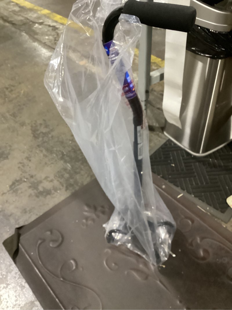 Condition photo showing Good Condition for medline aluminum quad cane with small base for balance, height adjustable 29" to 38", knee injuries, surgery recovery & mobility, lightweight walking aid for seniors & adults, 300 lb weight capacity