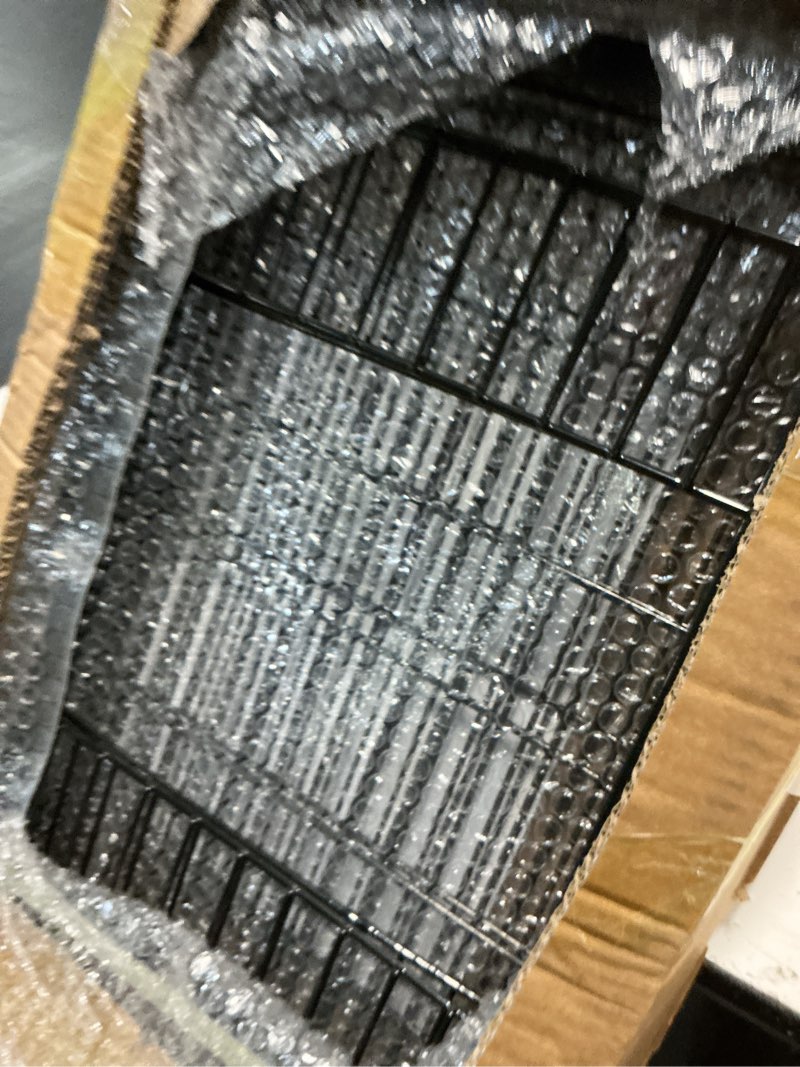 Condition photo showing Good Condition for 5 Tier Retail Candy Display Rack Metal Storage Shelf with Wheels & 15 Hooks Concession Candy Snack Display Racks Sturdy and Stable Chip Shelf Rack for Stores, Kitchen, Office (5 Tier Black 50cm)