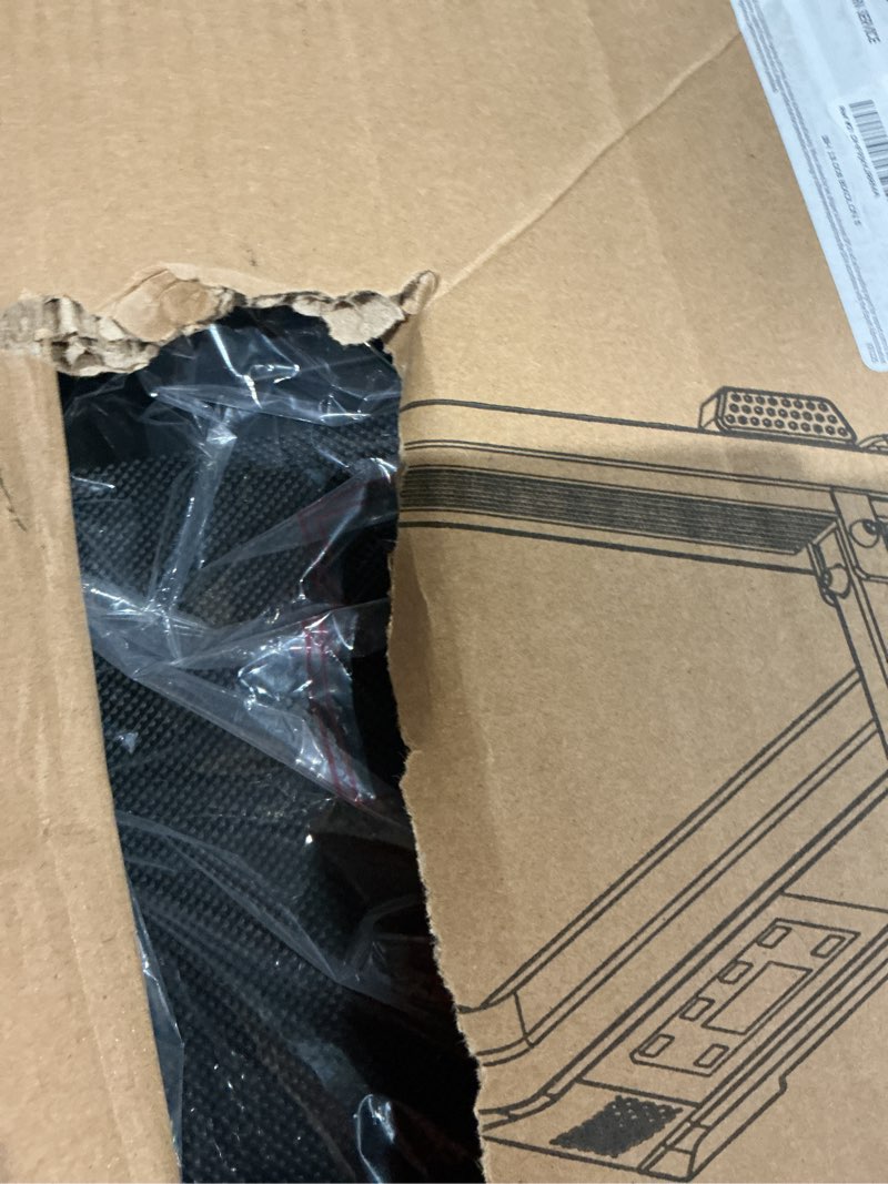 Condition photo showing As Is for walking pad treadmill for home - folding treadmills with handle bar portable compact fold up indoor foldable handles electric walk pads small spaces mini running quiet under bed office
