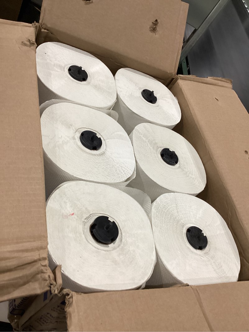 Condition photo showing Good Condition for Tork Matic Paper Hand Towel Roll White H1, Universal, 100% Recycled Fiber, 6 Rolls x 700 ft, 290089 White 6 Count (Pack of 1) Advanced Hand Towel