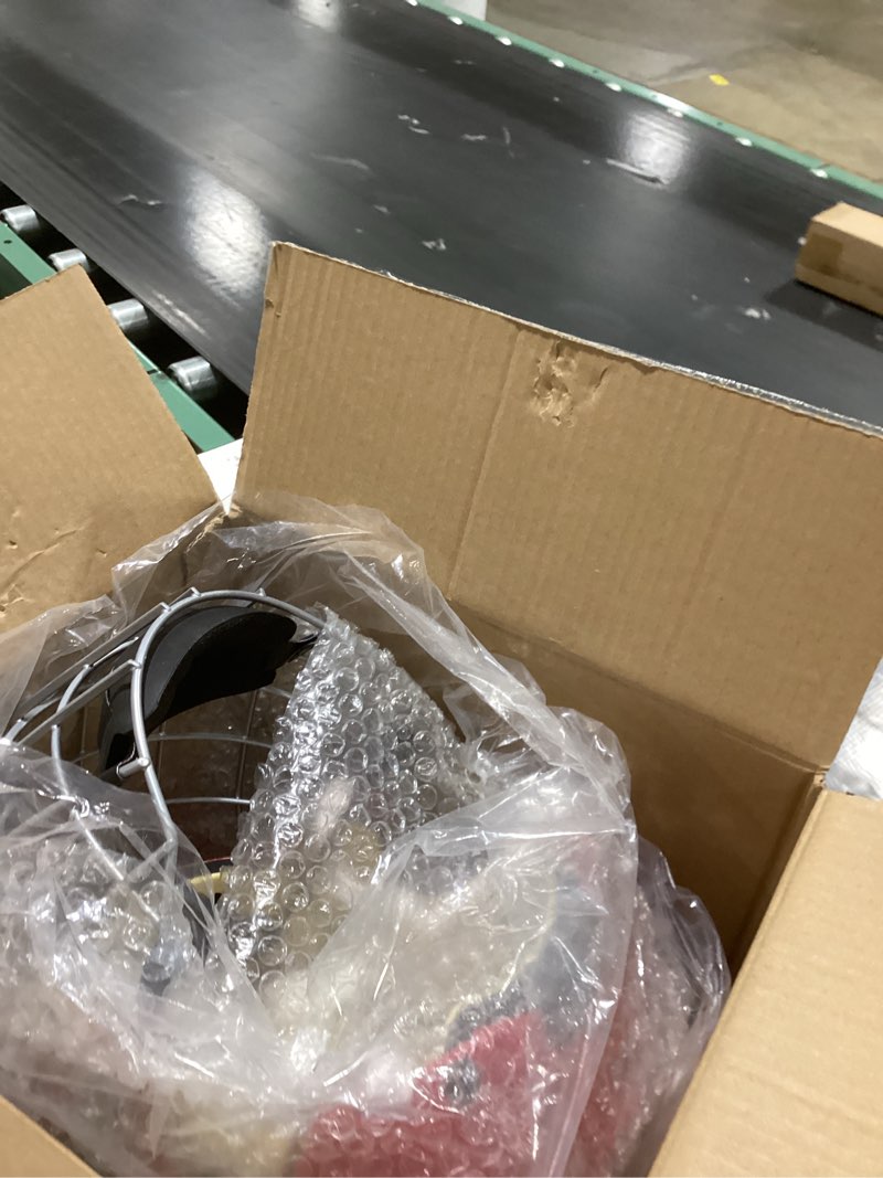 ice hockey helmet breathable hockey helmet with cage for youth adult (red, medium)