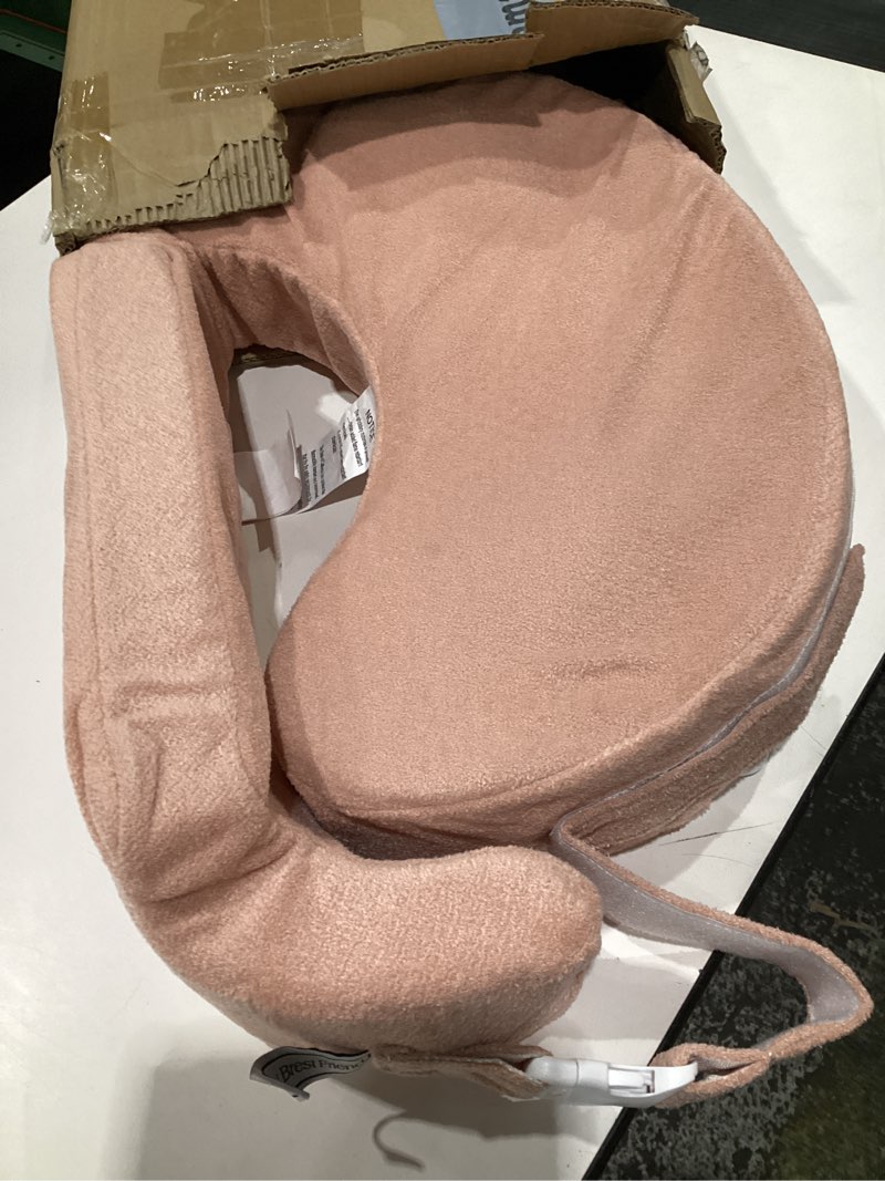 Condition photo showing Good Condition for My Brest Friend Nursing Pillow - Deluxe - Enhanced Comfort w/ Slipcover - Ergonomic Breastfeeding Pillow For Ultimate Support For Mom & Baby - Adjustable Pillow W/ Handy Side Pocket, Soft Rose