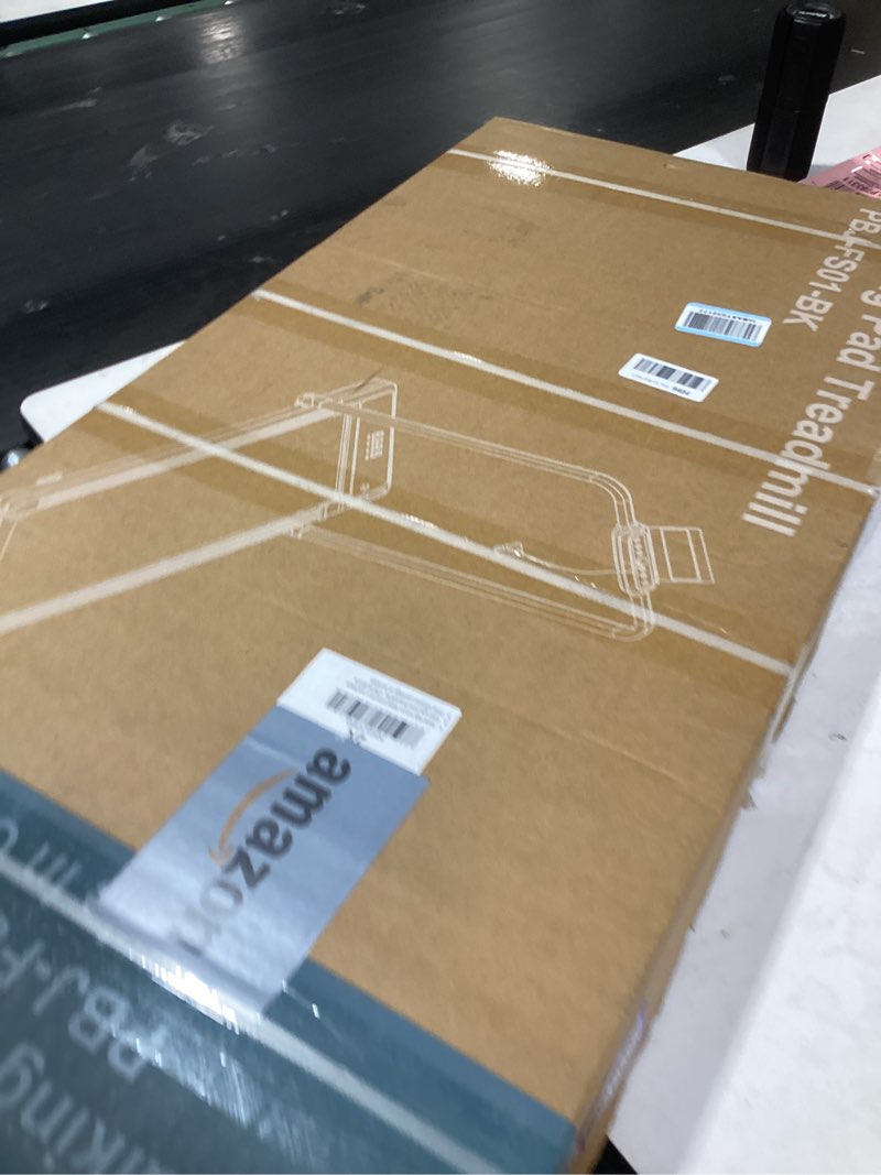 Condition photo showing New/Like New for newbulig walking pad under desk treadmill, portable compact electric walking treadmill with remote control for home office, quiet fitness machine black 42.3"*22.1"*38"