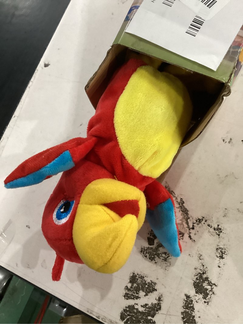 Condition photo showing Good Condition for hopearl talking parrot repeats what you say walking electric interactive animated toy speaking plush buddy birthday festival for toddlers birthday, 8'' parrot 01
