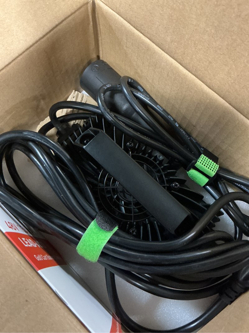 Condition photo showing New/Like New for 15 amp 48 volt golf cart battery charger for club car, 3-pin round plug fast charge for lead acid battery, ip67 waterproof 48v 15a golf cart charger with fan (lead acid for club car)