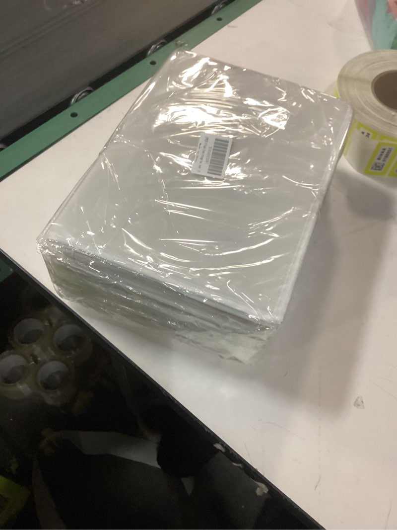 JERYJO 4 Pack linen storage box, with transparent window - foldable clothing storage box, suitable f