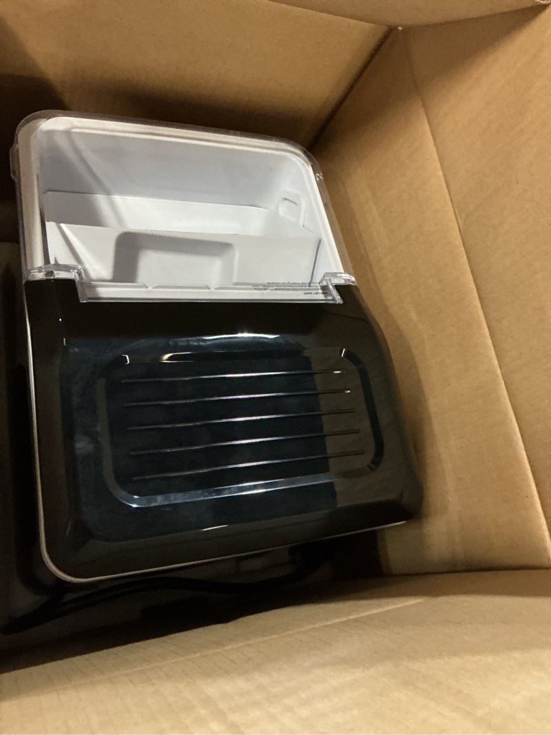 Condition photo showing As Is for iceman by chefman nugget ice maker countertop, pebble ice maker machine, 26 lb in 24 hours, ready in 6 minutes, removable ice basket, fun and chewable cubes, 1.5l water tank, self-cleaning function
