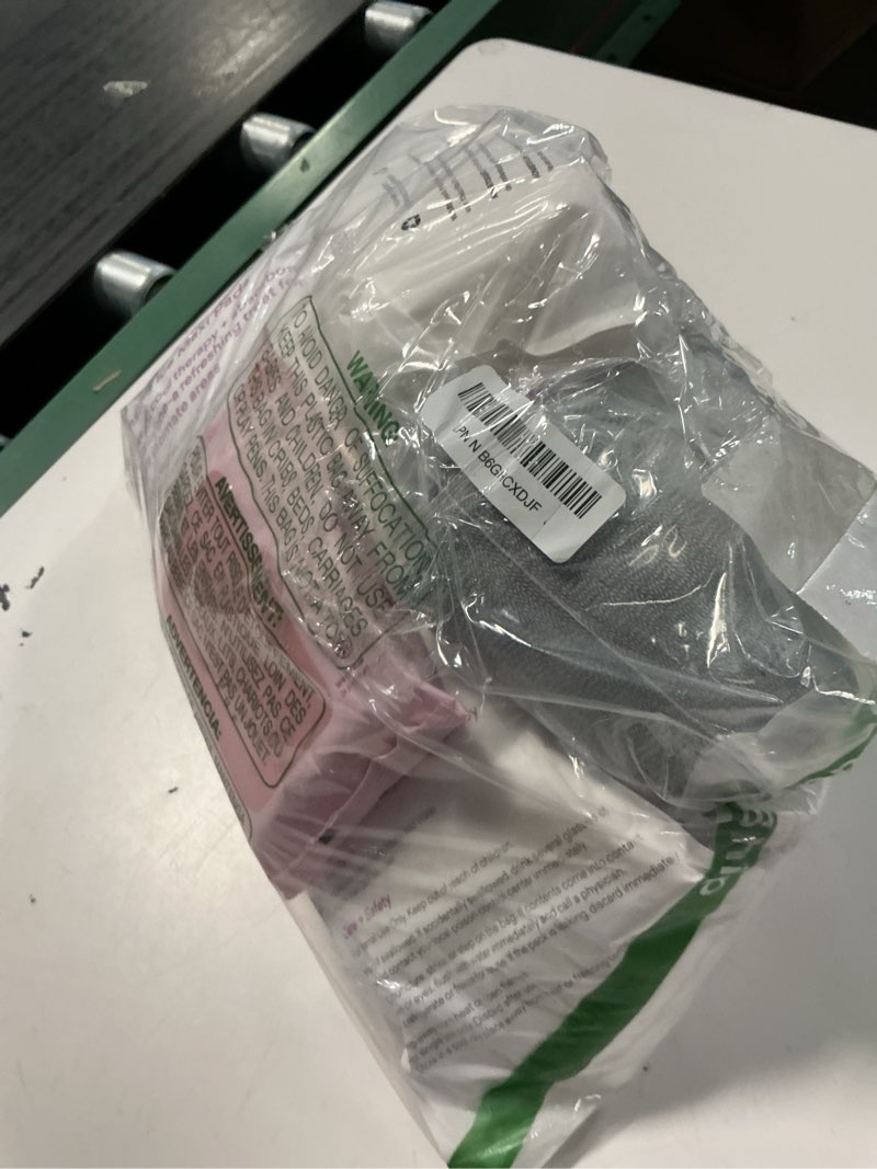 Condition photo showing Good Condition for purcomfy 18 pcs postpartum essentials recovery kit, includes 5 disposable underwear, 24 perineal pad liners, perineal care foam, 5 instant ice pads, peri bottle and 5 postpartum pads