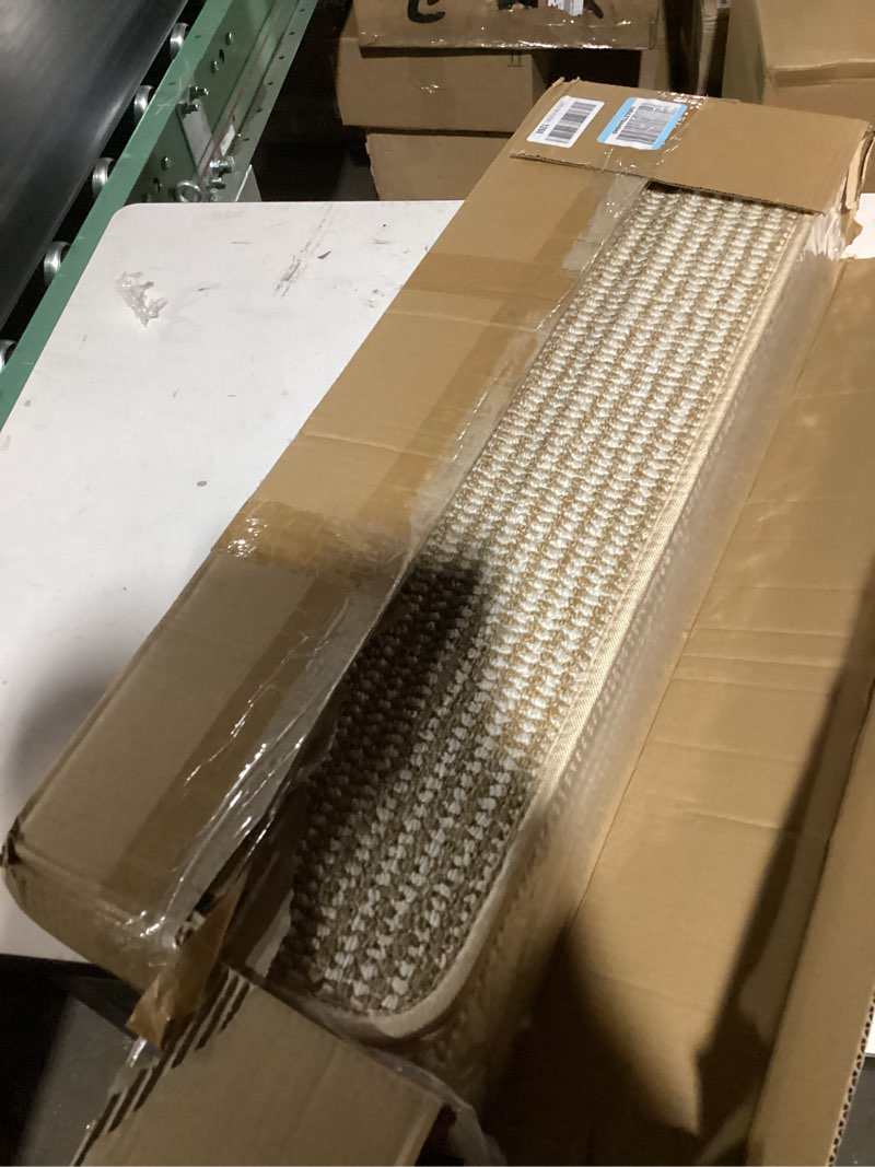 bullnose stair treads for wooden steps: 14 pcs washable non slip stair ruuner peel and stick adhesiv