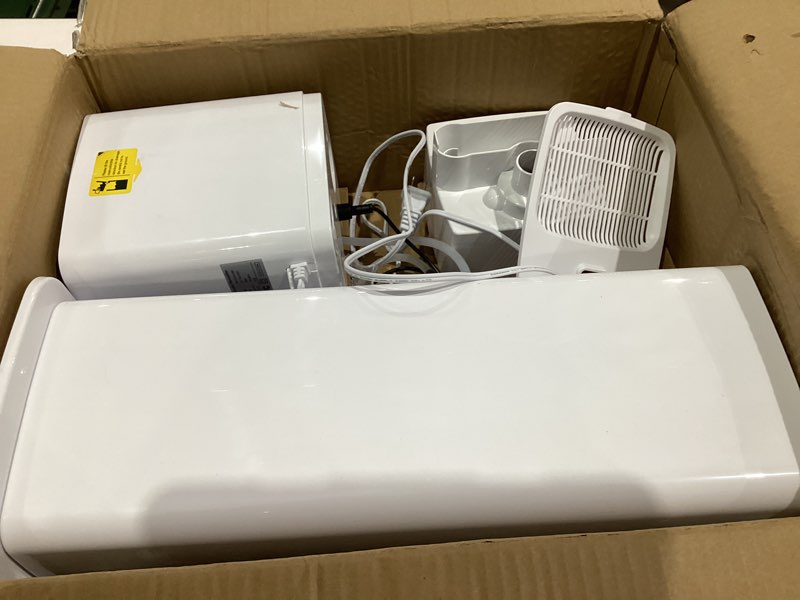 Condition photo showing As Is for 2.4 Gal/9L Humidifier for Bedroom, Large Room 500ft², Cool Mist Air Humidifiers with 75H Runtime, Humidity Setting, Easy to Clean, Top Fill, 30dB Quiet, for Plants, Adults, Nursery, Kids White