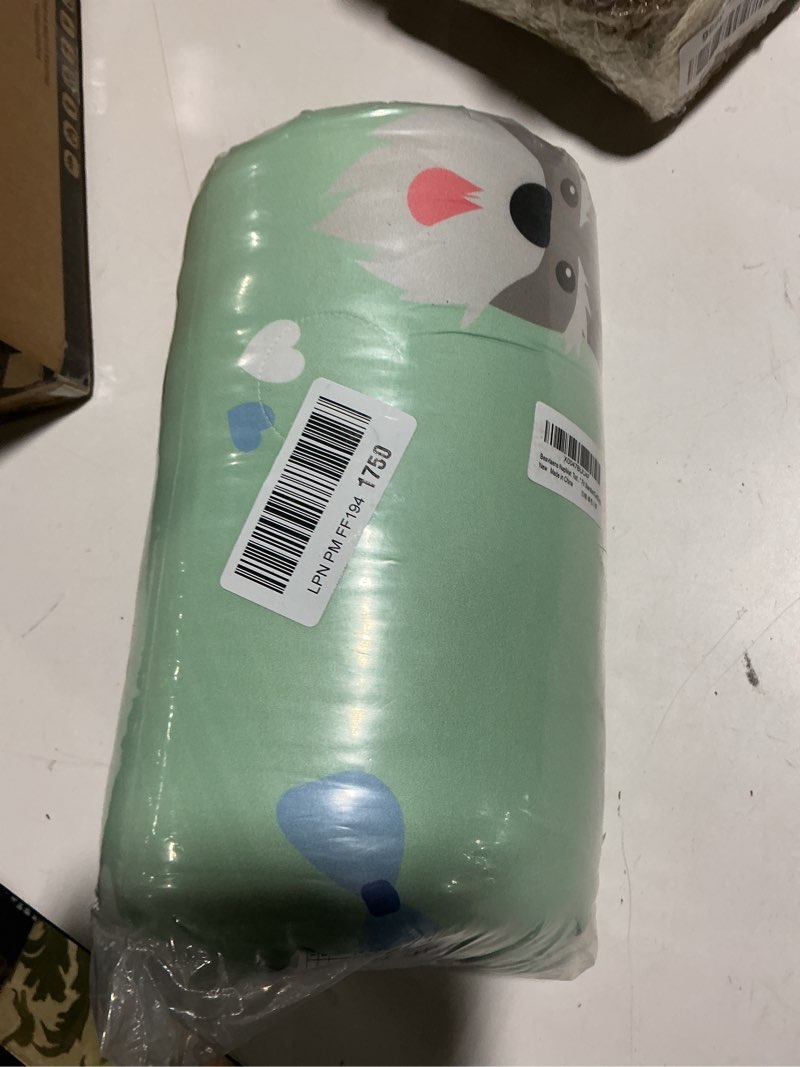 Condition photo showing New/Like New for Nap Mat: Toddler Nap Mat with Removable Pillow and Removable Fleece Minky Blanket, Light Weight and Soft Perfect for Preschool and Daycare, 55"x22" Fit Standard Cot