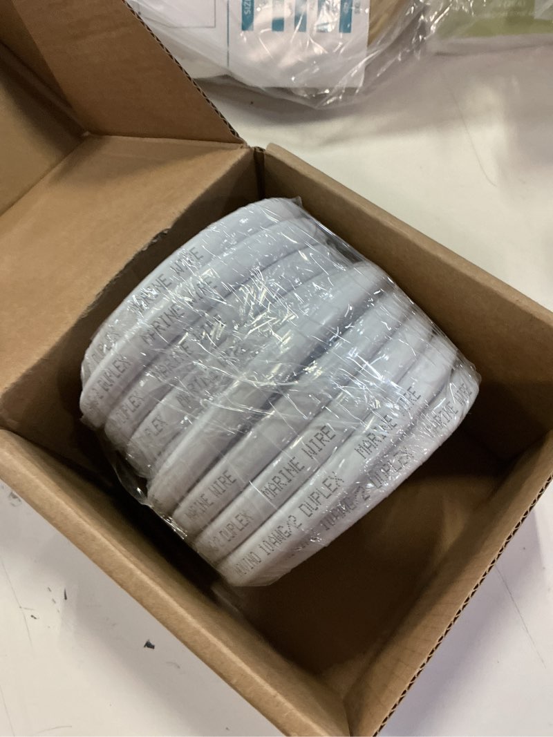 Condition photo showing New/Like New for 10 gauge marine wire 10 awg duplex marine grade wire,20ft tinned copper electrical cable for boat/automotive/rv/camper/trailer outdoor use 20 ft 10 gauge
