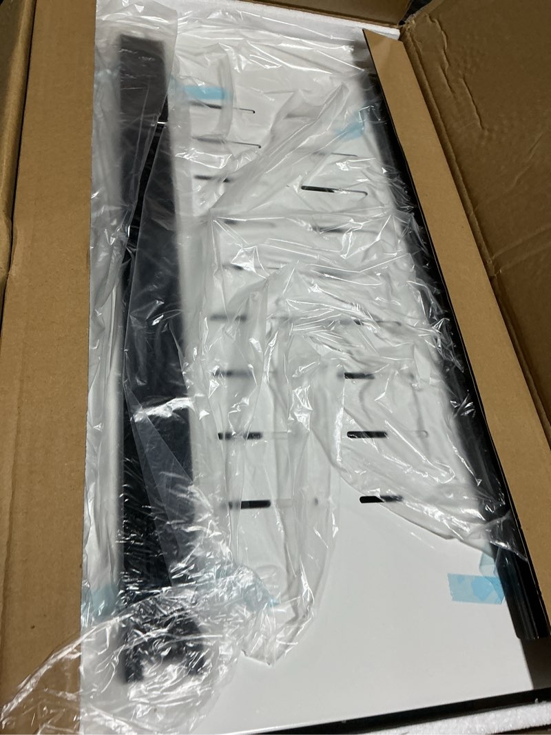 Condition photo showing Good Condition for Pull out Cabinet Organizer, 2-pack, Expandable(12"-20") Heavy Duty Slide out Drawers Fixed with Adhesive Nano Film for Pots, Roll out Shelf Storage for Kitchen Base Cabinet Organization(3 Rails) White 21"D×12"-20"W(2 Pack)