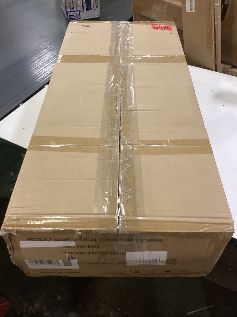 Condition photo showing New/Like New for hxd-ergo stair stepper, upgrade 6-level resistance stair master with adjustable handlebar, folding stair climber workout machine 6 adjustable resistance-black