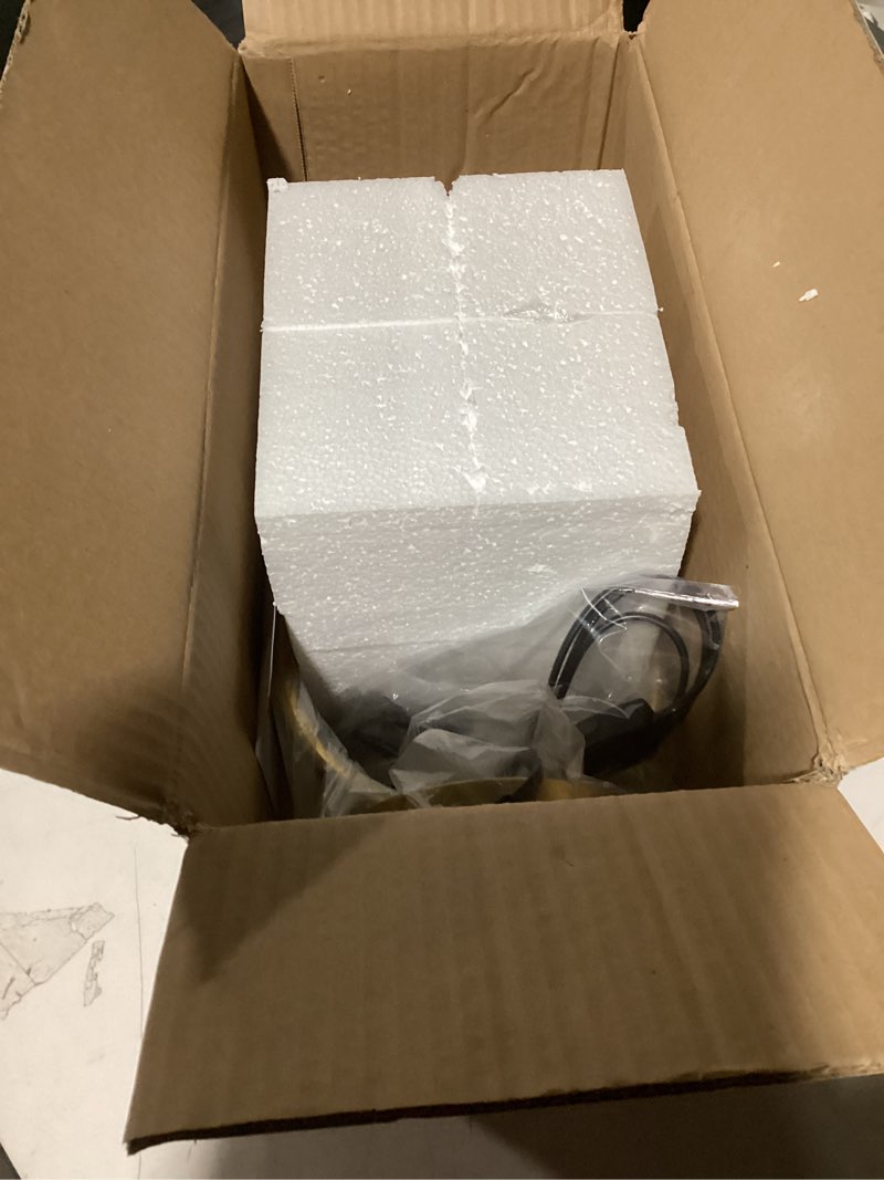 Condition photo showing New/Like New for Mid Century Modern Table Lamp White Glass Shade Nightstand Lamp Small Gold Table Lamp for Bedside Bedroom Living Room Office