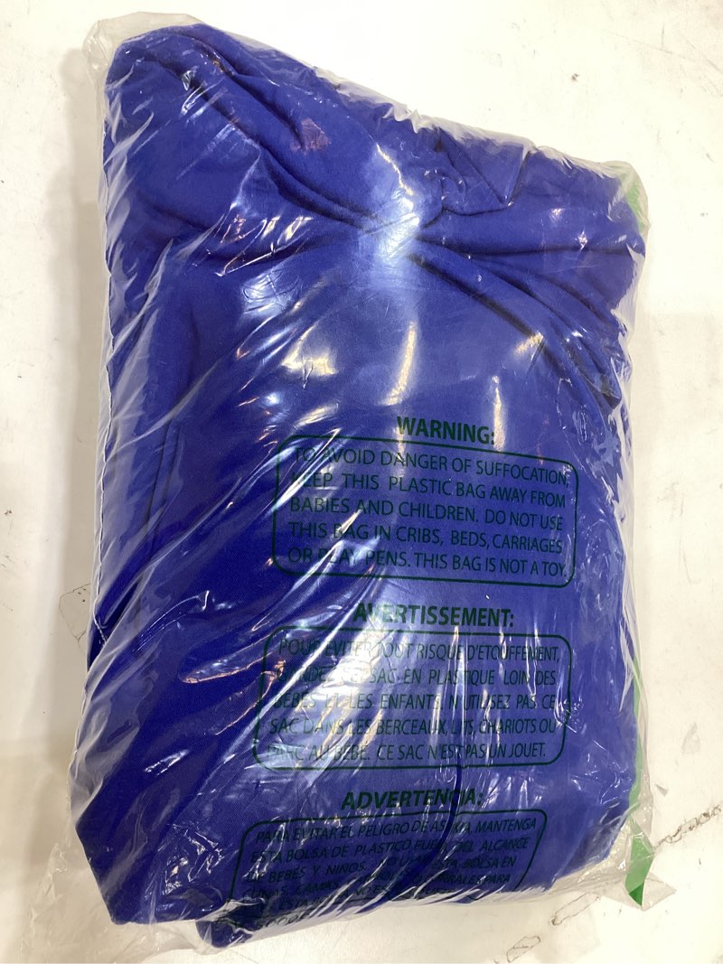 Condition photo showing New/Like New for spandex 4-way stretch backdrop drape curtain 20ft h x 60" w - royal blue