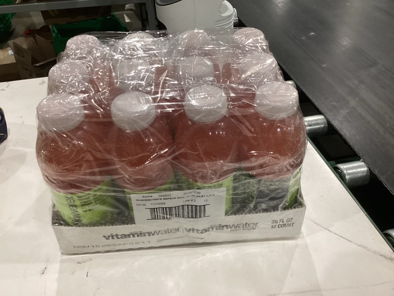 Condition photo showing New/Like New for vitaminwater Refresh Tropical Mango Nutrient Enhanced Flavored Water Beverage, 20 fl oz Bottles, 12 Pack Refresh Tropical Mango 20 fl oz (Pack of 12)