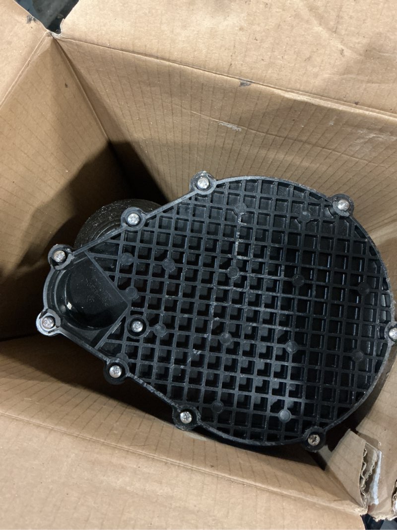 Condition photo showing As Is for utilitech 1/3-hp 58-gpm thermoplastic pedestal sump pump