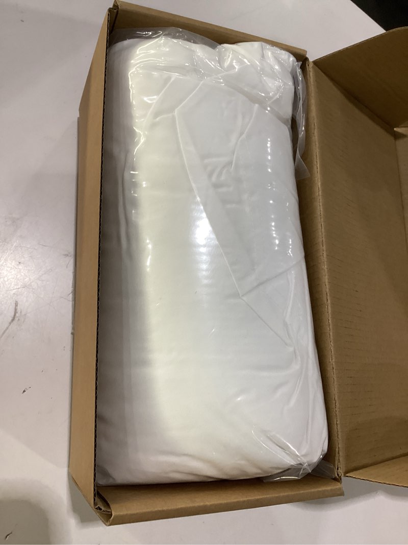 Condition photo showing Good Condition for toddler pillow with pillowcase - 13x18 my little dreamy kids travel bed pillows for sleeping, organic cotton small pillowcase, soft & breathable, machine washable, toddlers 2-5 years old (soft white)