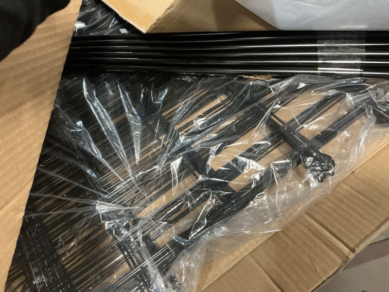 Condition photo showing Good Condition for 10 panels no dig decorative garden fence with gate for yard, 24 in(h) x 20 ft(l) animal barrier fencing for outdoor dog, metal portable garden fences for borders, pets, landscape, temporary fence 10 panels-24 in(h) x 20 ft(l) with gate