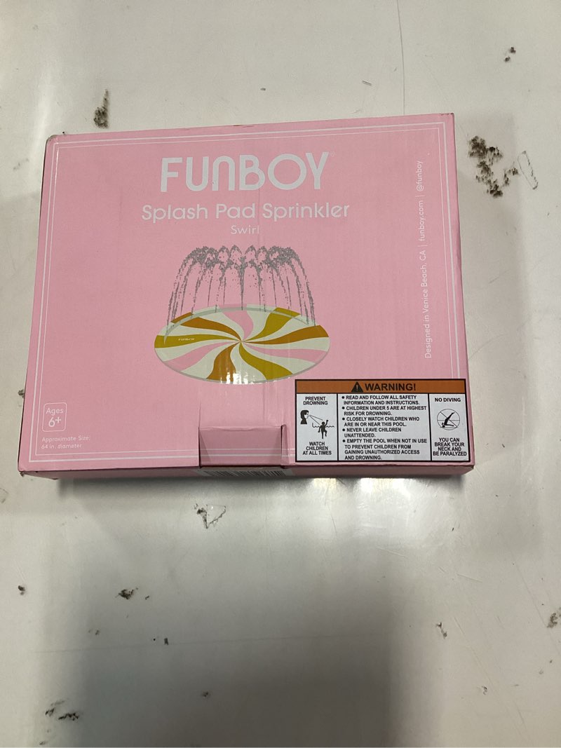 Funboy Splash Pad - Inflatable Sprinkler Pool Water Toys for Kids, Outdoor Water Play Mat for Backya