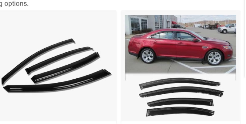 Assorted item window visors 2 pack 