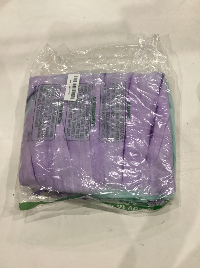 Condition photo showing Good Condition for nova blue surf poncho – large changing towel (33 x 37) – 100% cotton hooded towel adult for surf beach pool and swim (purple tie-dye) purple tie-dye poncho towel