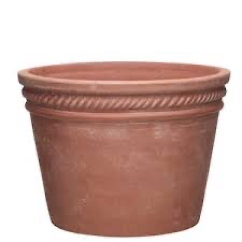 Terracota Clay michelle planter 15 inch 1 pack