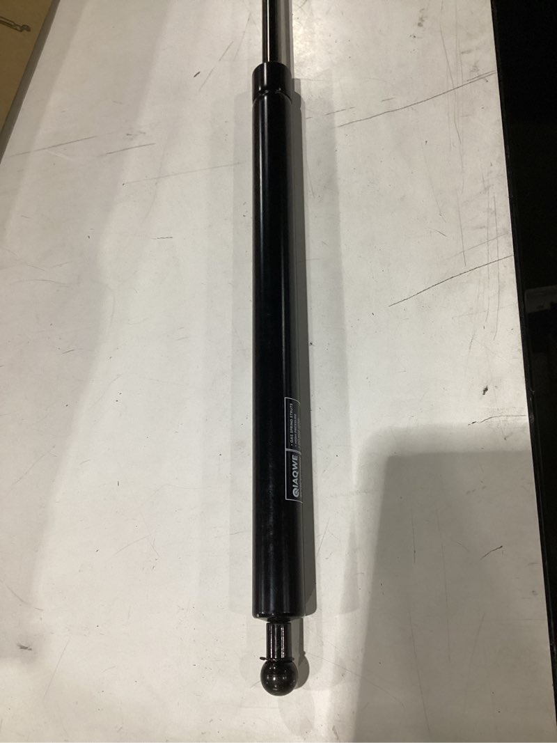 Condition photo showing As Is for *similar to stock* (missing  1 strut) c16-08260 gsni-5300-60 20 inch 60lb/267n gas strut shock spring lift support for rv cargo door bed storage tanning bed boat engine hatch basement camper shell tonneau cover, 4450 c1608260, set of 2
