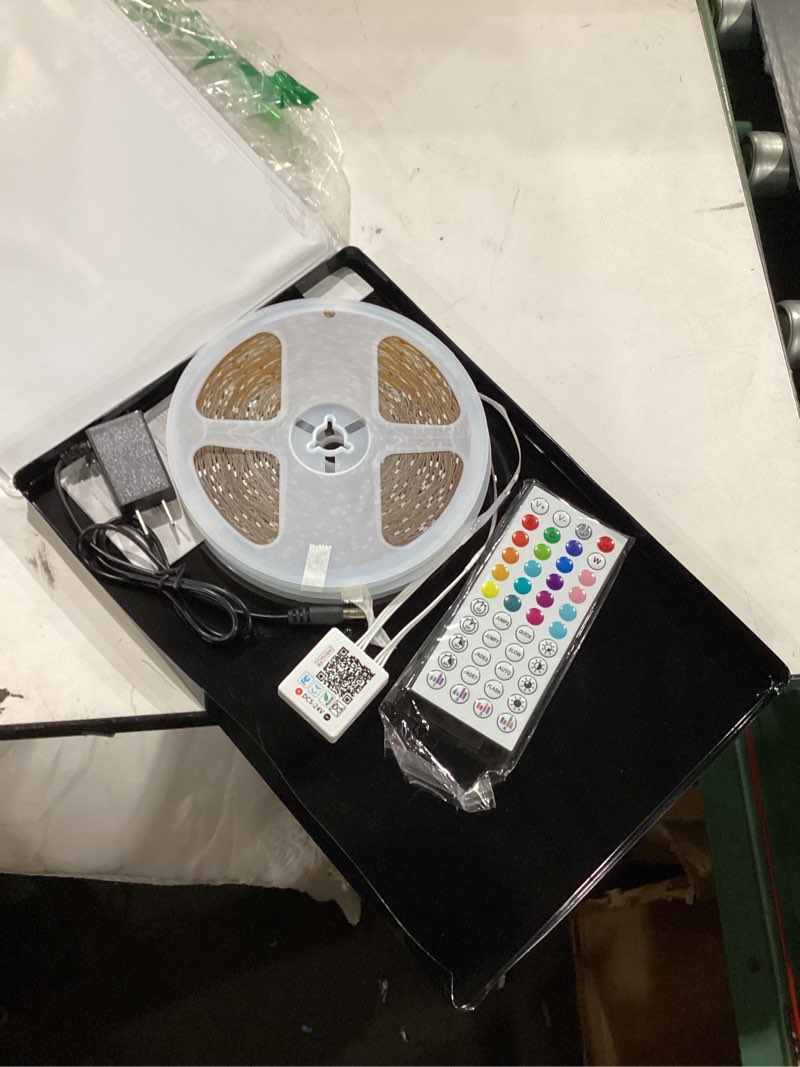 Condition photo showing Good Condition for hbowmdjia led lights for bedroom 200 ft (2 rolls 100 ft), with remote and application control rgb color changing led strip lights, music synchronization, used for room, family, party decoration 200ft