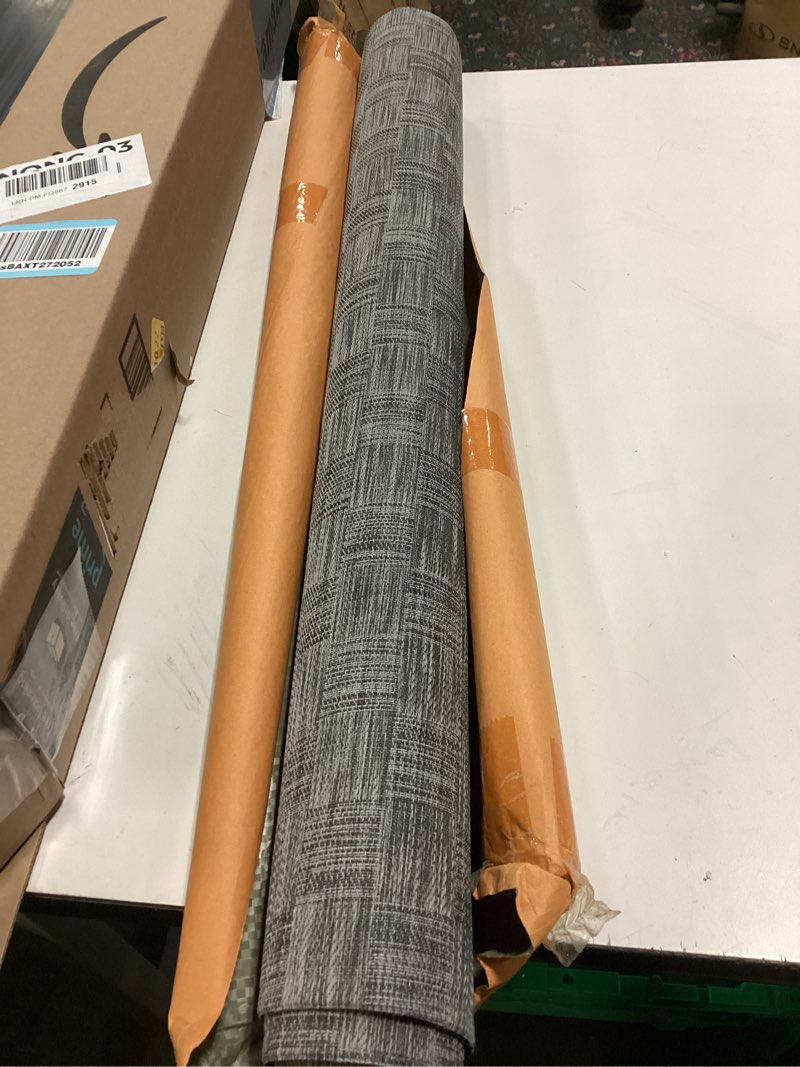 Condition photo showing Good Condition for Yecaye Office Chair Mat for Hardwood Floor,30" x 48" Under Computer Desk Floor Protects for Rolling Chair,Non Slip PVC Woven Gaming Chair Mat,Not for Carpet (Lightgrey, 30" x 48") Lightgrey 30" x 48"