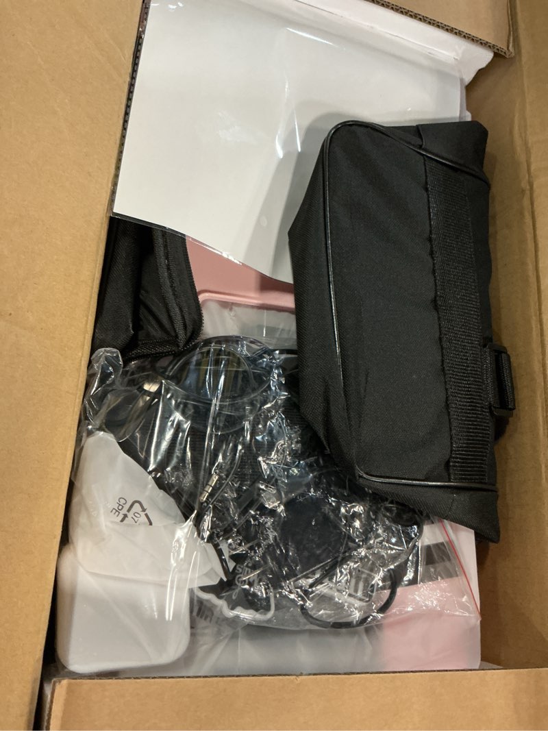 Condition photo showing New/Like New for portable piano keyboard, semi-weighted folding digital piano 88 key, full size, wood grain, electric piano keyboard w/midi bluetooth, suitable for adult, toddler 88 key pink