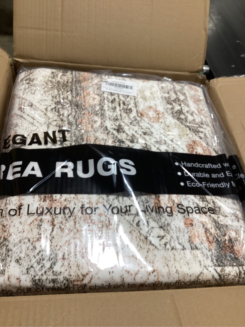 ruugme living room 10x12 area rug - washable lightweight area rug stain resistant carpet vintage sof