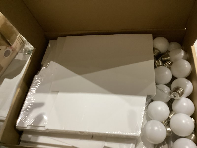 Condition photo showing New/Like New for 4FT Marquee Light Up Letters A,Party Decoration Large Marquee Light Up Letters with Weighted Water Bag,Pre-cut Foam Board Set Can Be Used for Birthdays,Weddings,Baby Anniversaries Letters A White 4ft