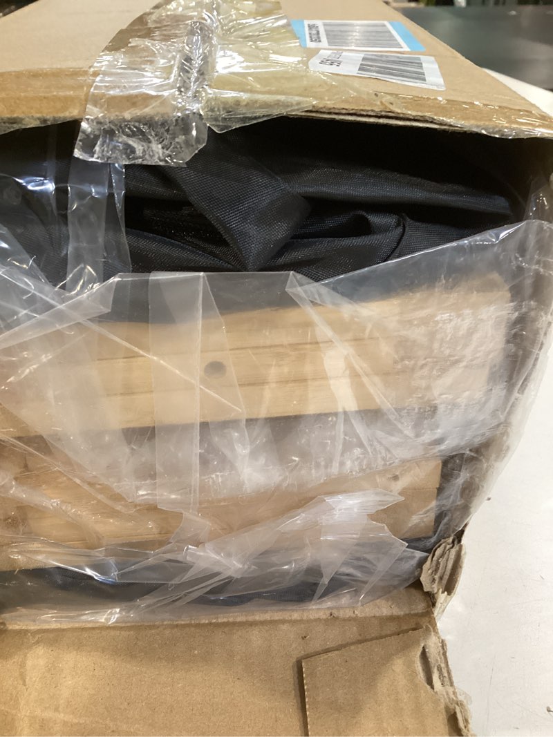 Condition photo showing Good Condition for 2 pack bamboo under bed storage with wheels, 39”x20”x7.8” lager under bed storage containers (natural)