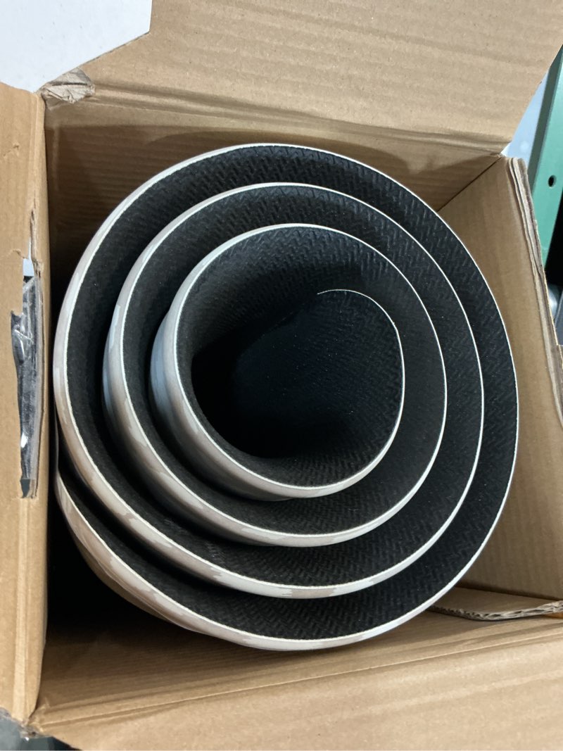 Condition photo showing New/Like New for house of noa nama standing mat – anti-fatigue cushioned kitchen mats for floor | ergonomic bounce-back foam kitchen mats | anti-fatigue mats for kitchen & standing | fawn shea | 30"x72" shea 72"l x 30"w x 0.8"th