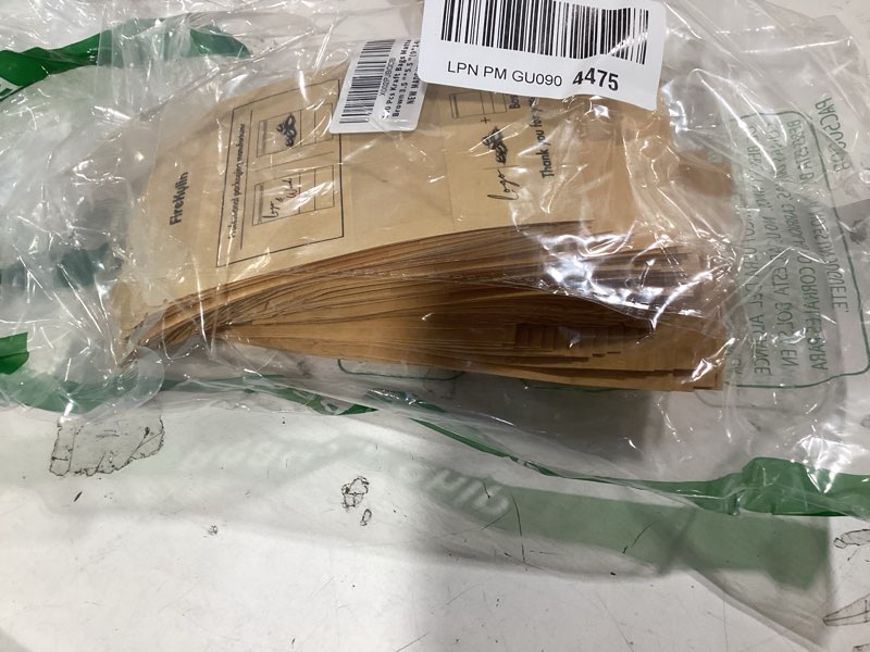 Condition photo showing As Is for firekylin 100 pcs paper bags resealable bags 3.5" x 5.5" zipper food storage bags, stand up, with matte window, reusable, sealable, for packaging products brown 3.5" x 5.5"