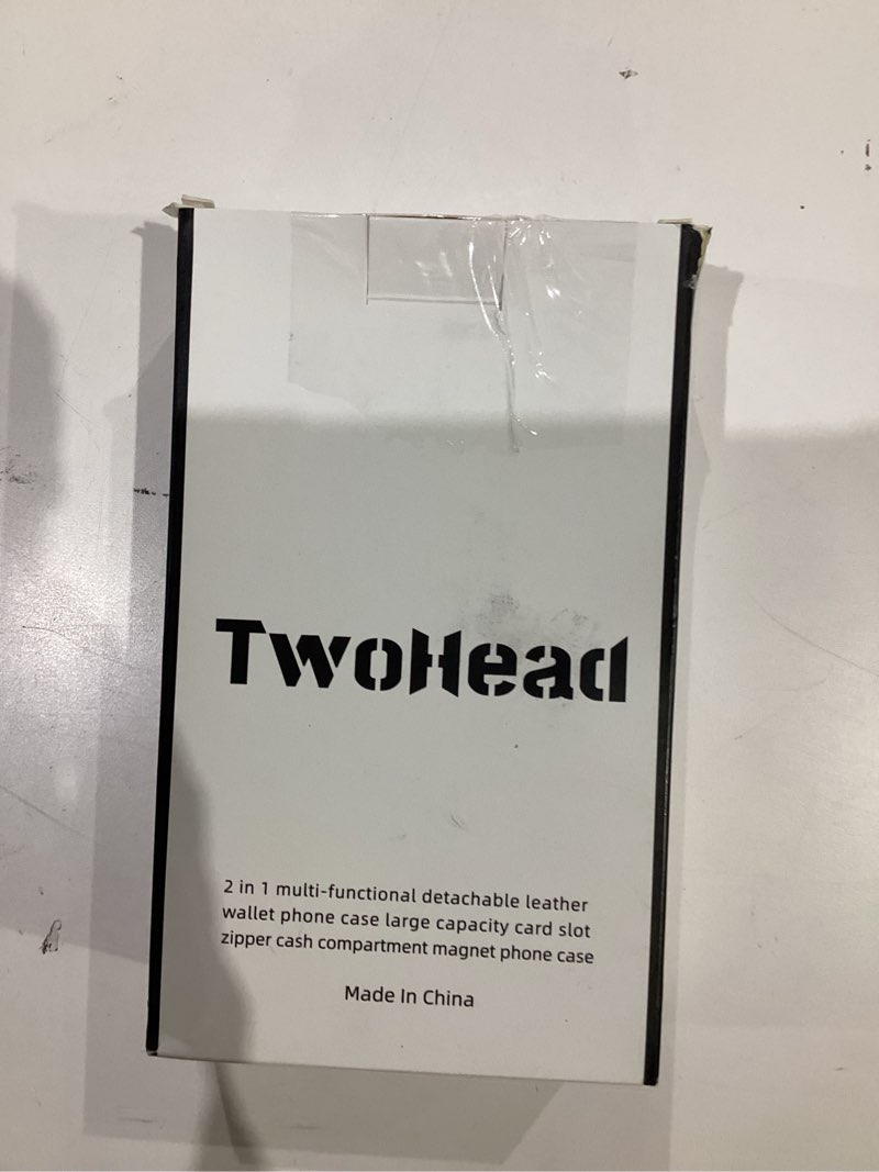 Condition photo showing New/Like New for TwoHead Wallet Case Compatible with iPhone 16,Detachable Magnetic Phone Case,PU Leather All-Round Protective Case Wallet with Card Holder/Change Pocket,6.1 in,Black Black for iPhone 16