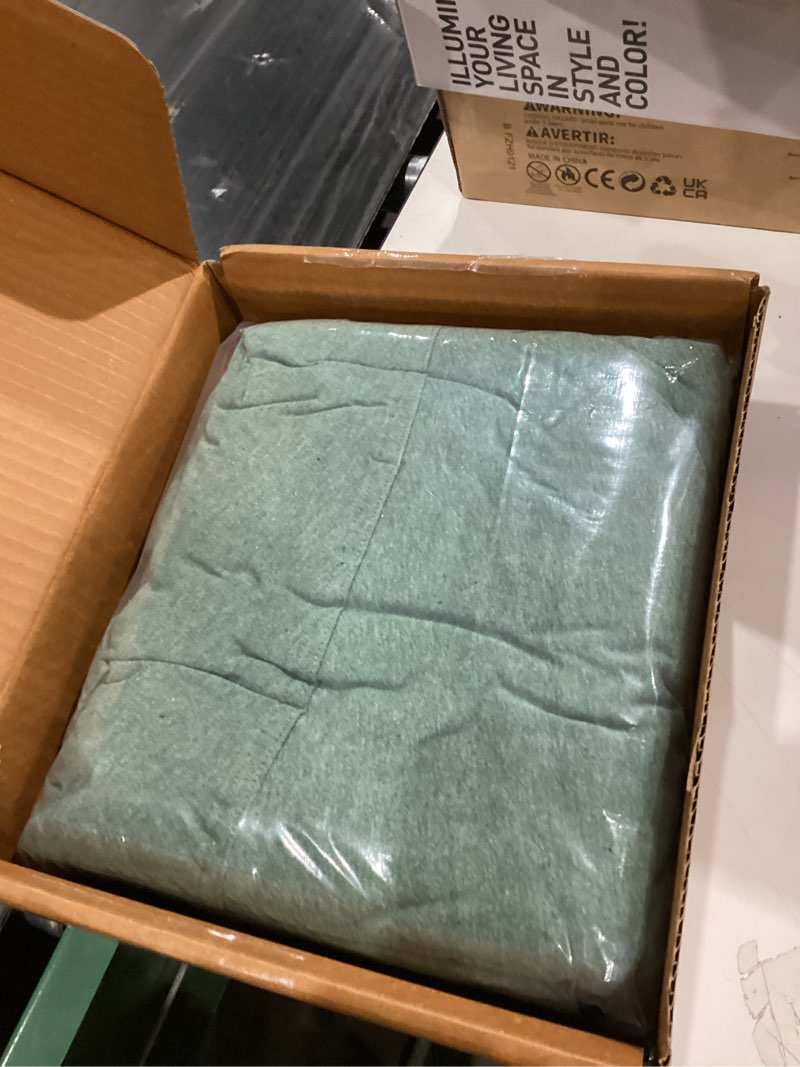 amazon basics 100% cotton jersey bed sheet set, queen, olive (melange), solid