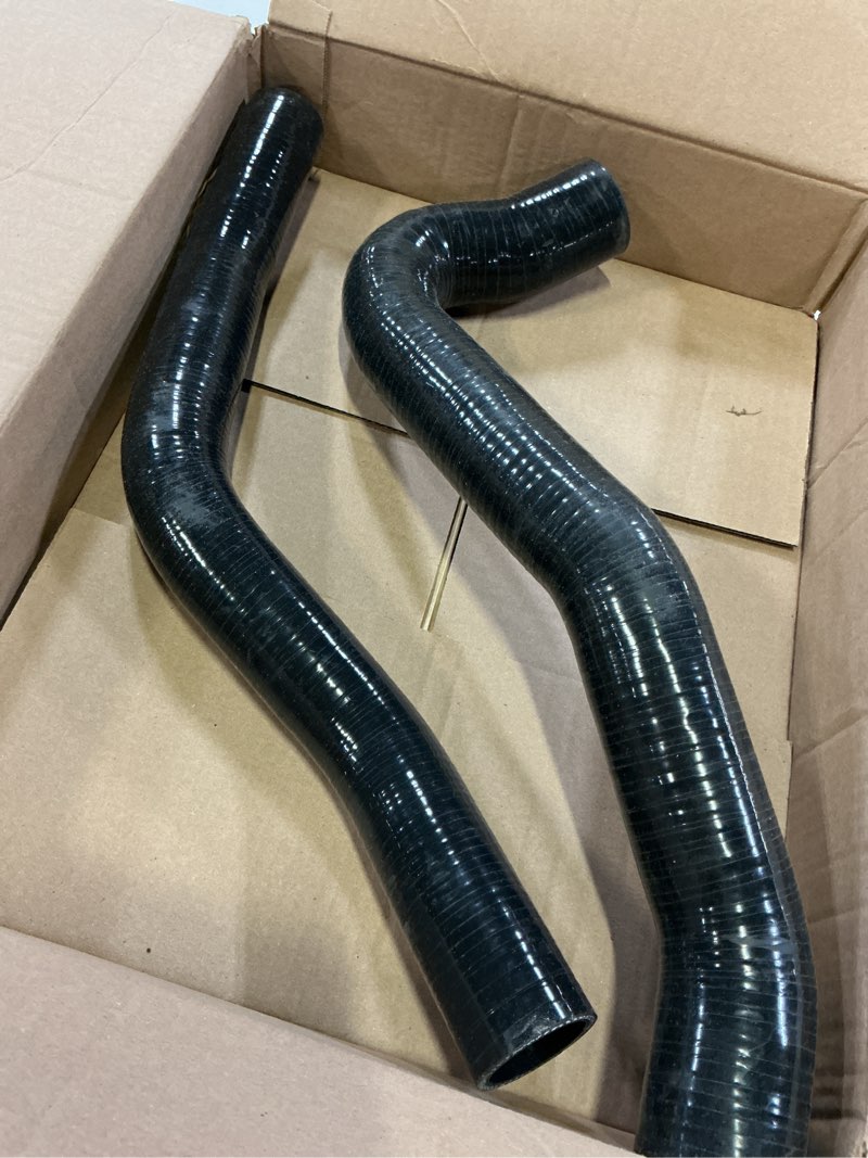 Condition photo showing As Is for joiuyolj 3 layer silicone coolant radiator hose kit tube compatible with 1991-2001 jeep cherokee xj 4.0l… (black)