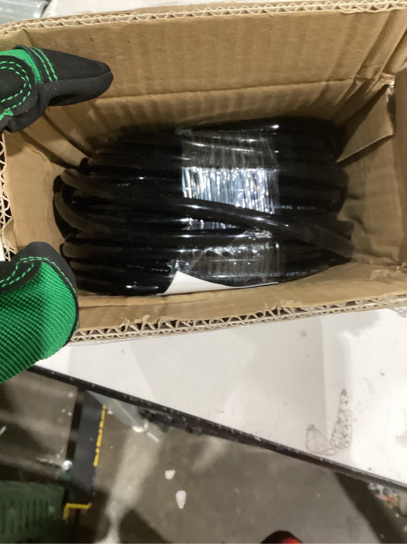Condition photo showing New/Like New for Skrizcable 16/3 50 FT Outdoor Extension Cord Waterproof, Weatherproof & Flame Retardant Black 3 Prong Power Cord Outside for Lawn & Garden, 13 Amps 1625 Watts 125 VAC 16AWG SJTW, ETL Listed 50FT 16AWG OUTDOOR Black