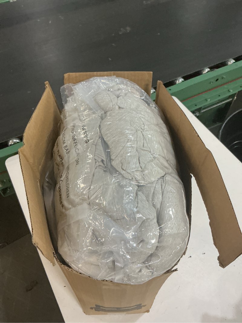 Condition photo showing Good Condition for monbix king size comforter set, oatmeal cationic dyeing bed set reversible, king size comforter set 7 pieces bed in a bag with comforter, sheets, pillowcases & shams oatmeal beige 7piece-king(102”x90'')