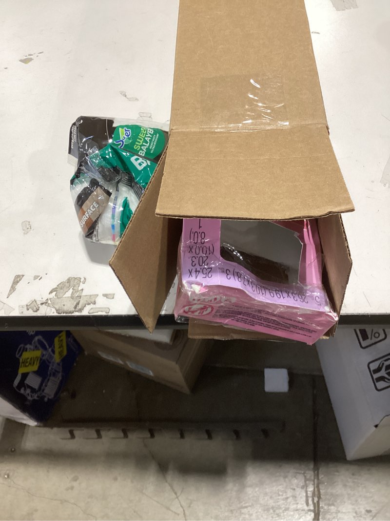 Condition photo showing New/Like New for Swiffer Sweep and Mop Deluxe, Limited Edition Pink Wicked: for Good, 2-in-1 Floor Mopping and Sweeping Kit, 1 Sweeper Device, 5 Heavy Duty Dry Sweeping Cloths, 3 Heavy Duty Wet Mopping Cloths Wicked Pink Deluxe Starter Kit