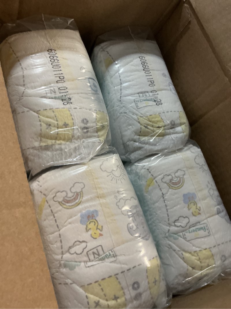 Condition photo showing Good Condition for pampers swaddlers diapers, size 0 (up to 10 lbs), 140 count, absorbent, keeps baby dry and comfortable, skin safe disposable baby diaper (packaging may vary) newborn 140
